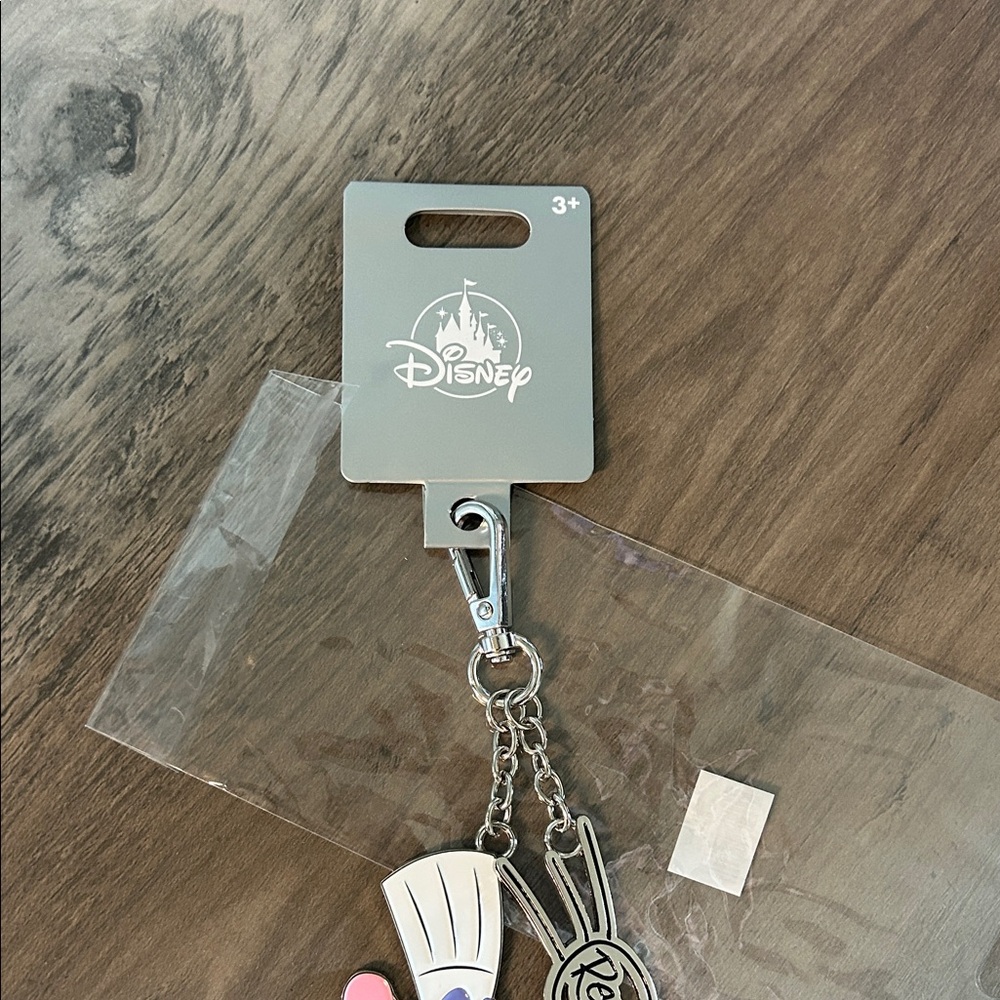 Disney Remy Chef Hat Keychain - Pink, Purple & Silver - Picture 3 of 4